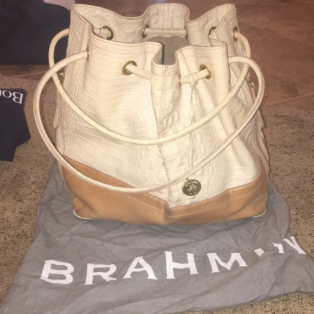 BRAHMIN Purse with Concealed hand gun pockets.